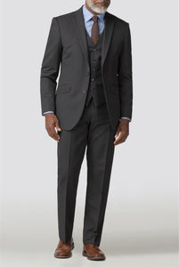 Charcoal Twill Performance Suit