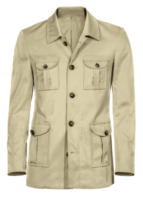 Beige field jacket