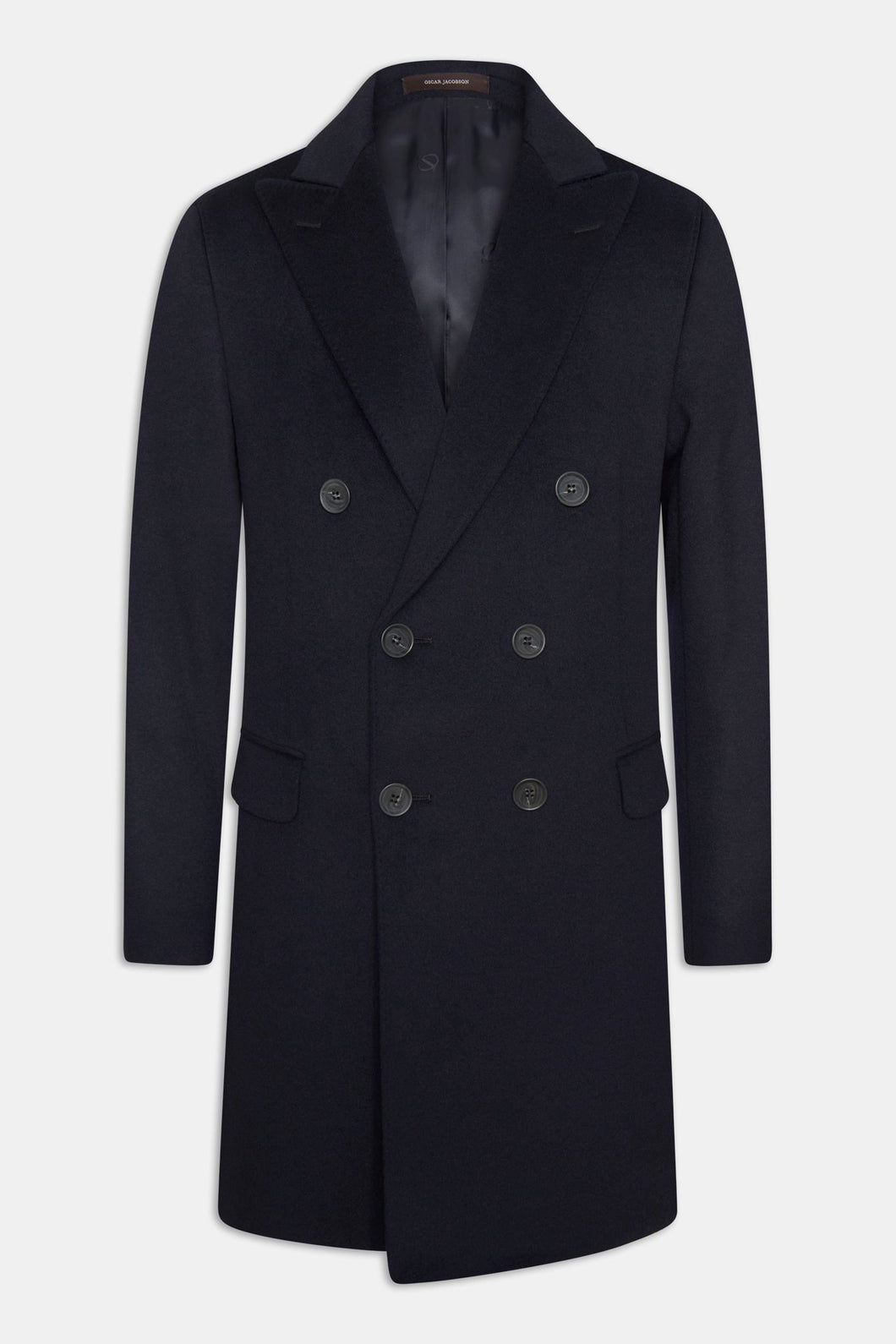 SEBASTIAN DOUBLE BREASTED COAT - DARK BLUE