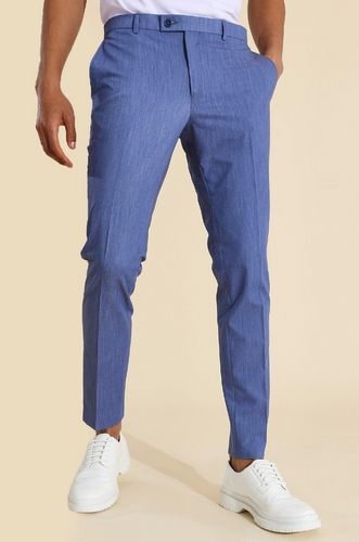 SKINNY BLUE SUIT TROUSER