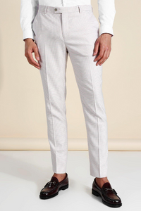 HOUNDSTOOTH SKINNY SUIT TROUSER