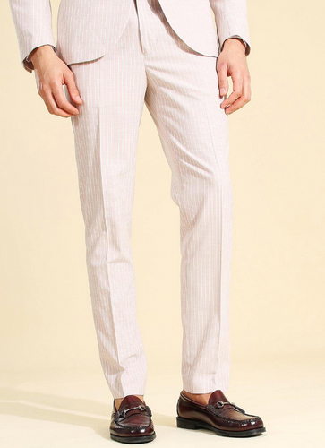 SKINNY PINSTRIPE SUIT TROUSER