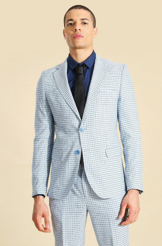 SINGLE BREASTED SKINNY SUIT JACKET