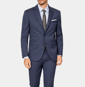 Blue Wool Blends Suit