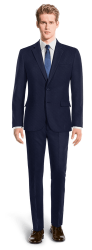 Blue 100% wool Suit